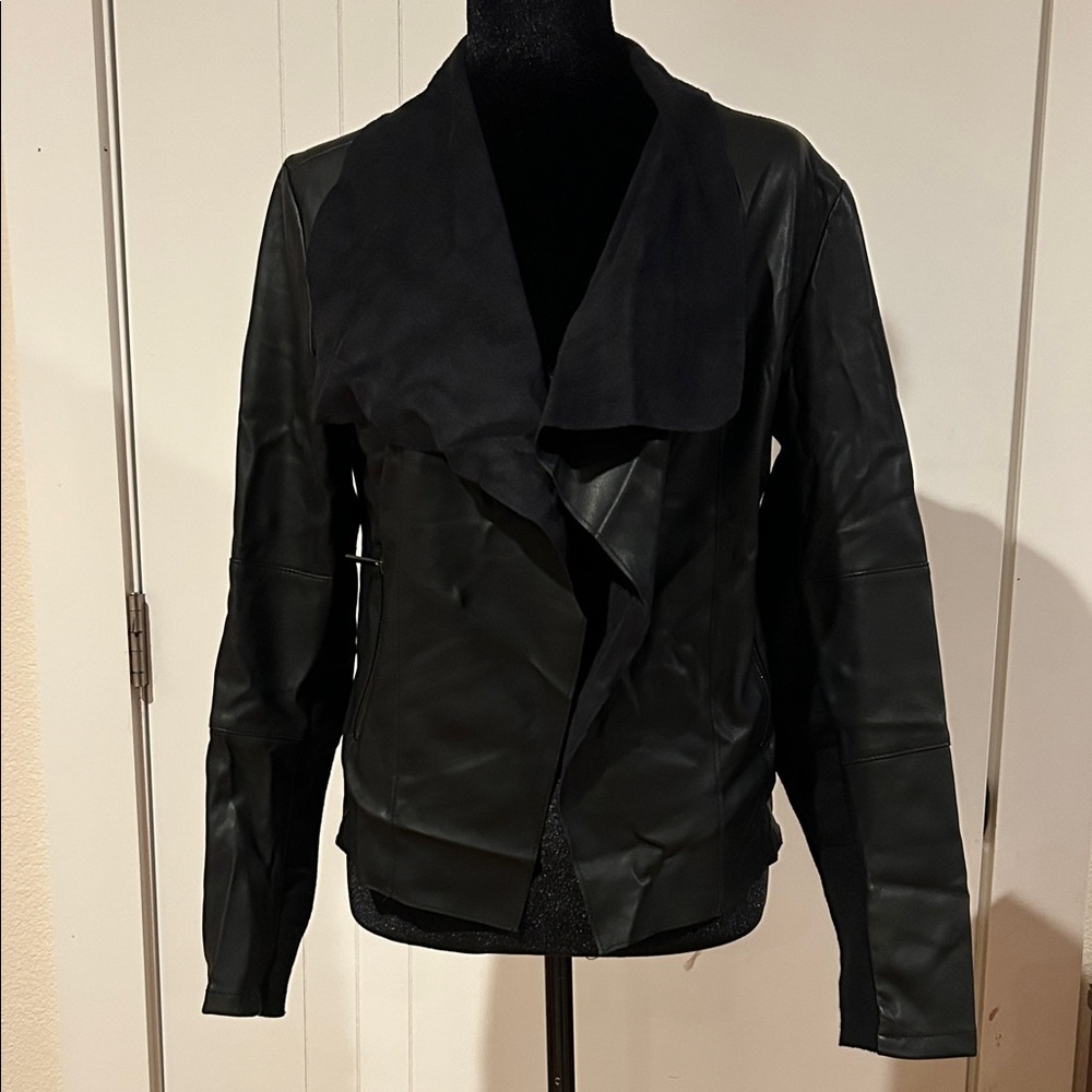 Philosophy Black Leather Jacket for Women